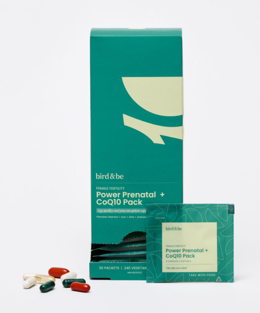 bird & be - Female Fertility Power Prenatal + CoQ10 Pack